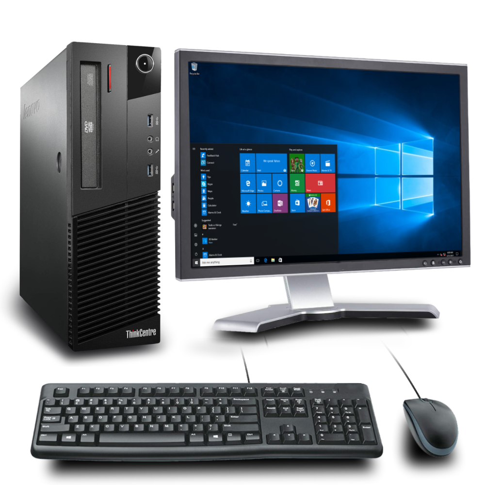 PC SET LENOVO M83 SFF, Οθόνη 22'', ενσύρματο πληκτρολόγιο & ποντίκι